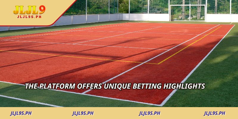 The platform offers unique betting highlights