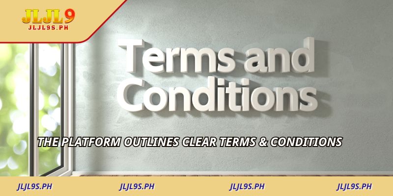 The platform outlines clear Terms & Conditions