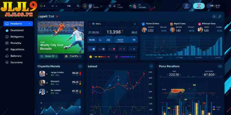 Live sports prediction games dashboard with real-time scores