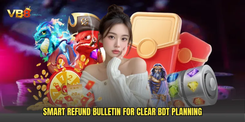 Smart refund bulletin for clear BDT planning